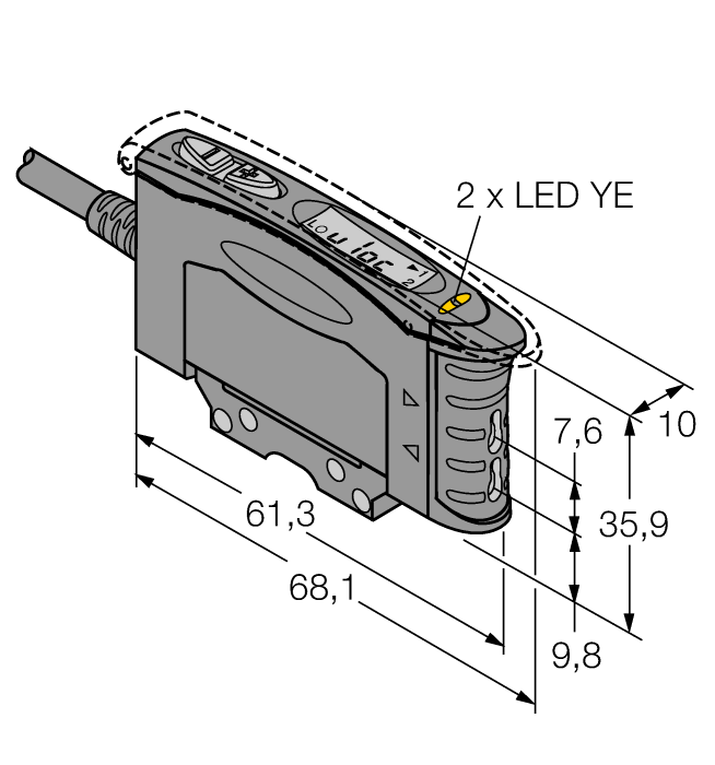 Turck Banner D10DNFP Датчики оптические