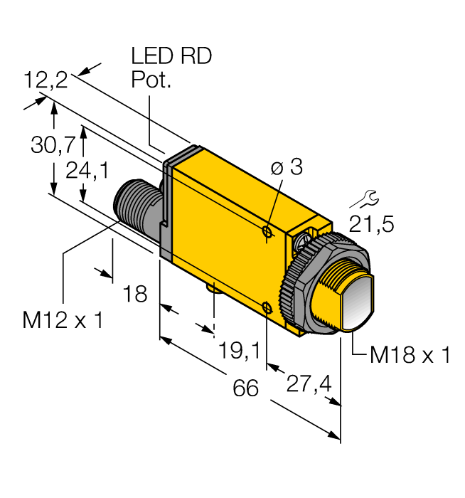 Turck Banner MI9EQ Датчики оптические