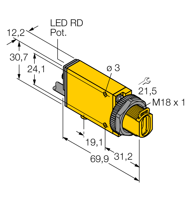 Turck Banner MIAD9F Датчики магнитного поля (Холла)