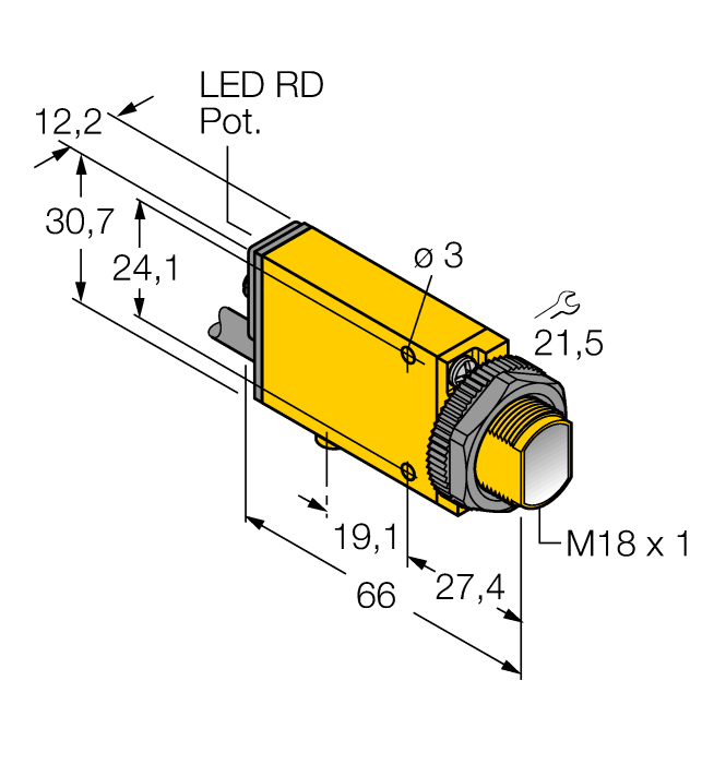 Turck Banner MIAD9LV Датчики оптические