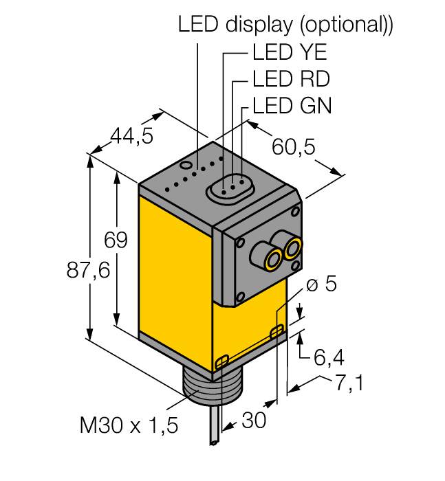 Turck Banner Q45AD9F Датчики магнитного поля (Холла)