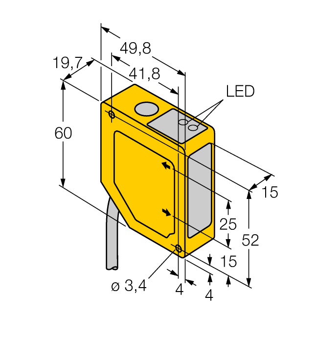 Turck Banner Q50AVU Датчики магнитного поля (Холла)