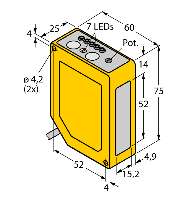 Turck Banner Q60BB6AF Датчики магнитного поля (Холла)