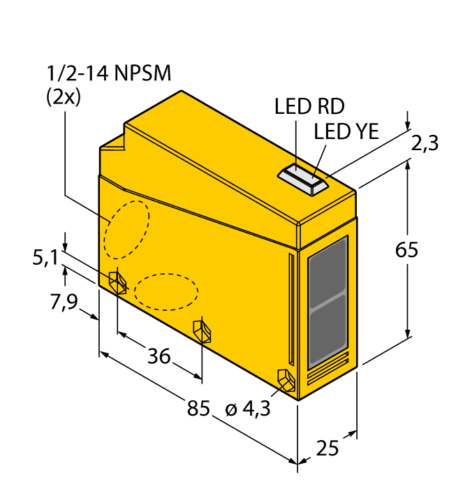 Turck Banner Q85BB62D Датчики магнитного поля (Холла)