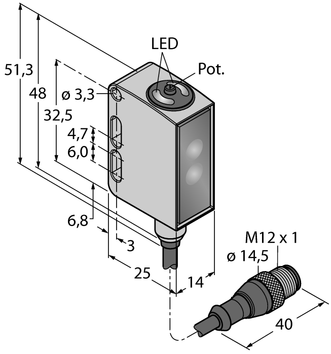 Turck Banner QM26EPXLPCQ Датчики оптические