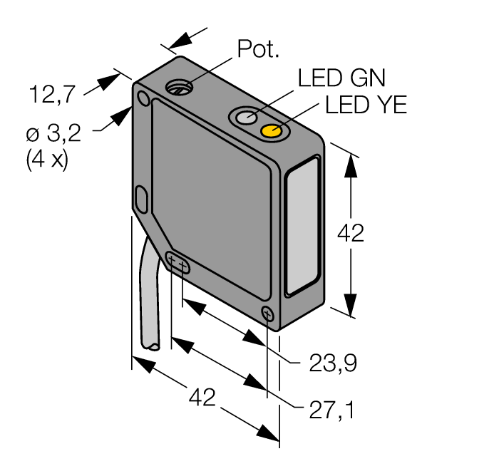 Turck Banner QM42VP6LP Датчики оптические