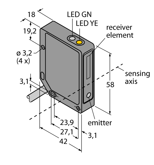 Turck Banner QMT42VN6AFV Датчики магнитного поля (Холла)