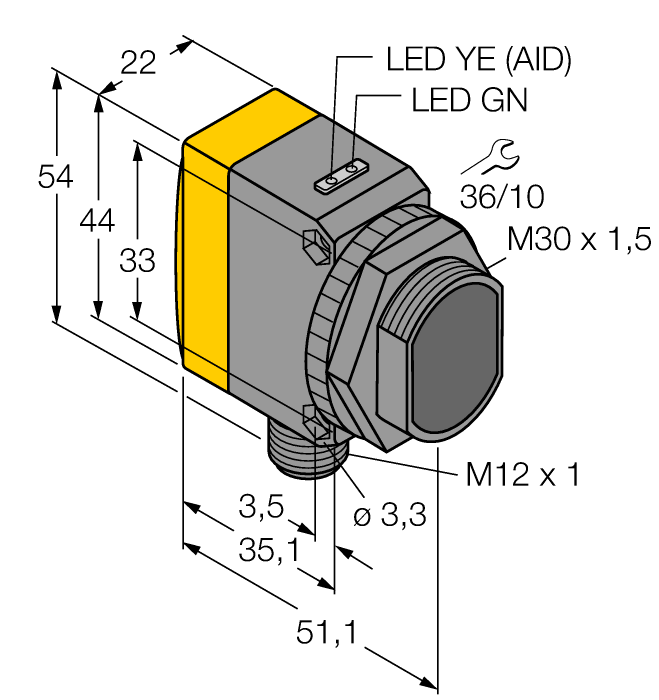 Turck Banner QS30AFF Датчики магнитного поля (Холла)