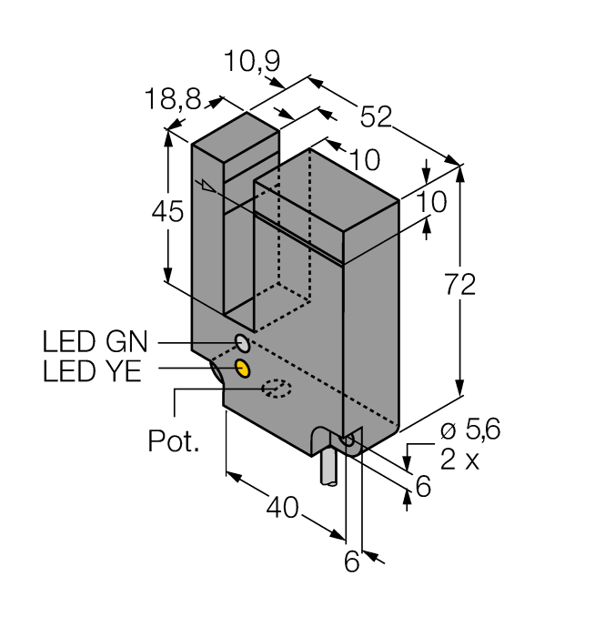 Turck Banner SL10VB6V Датчики магнитного поля (Холла)