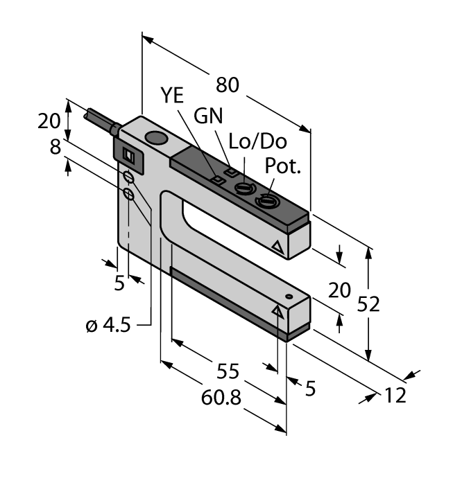 Turck Banner SLM20B6 Датчики оптические