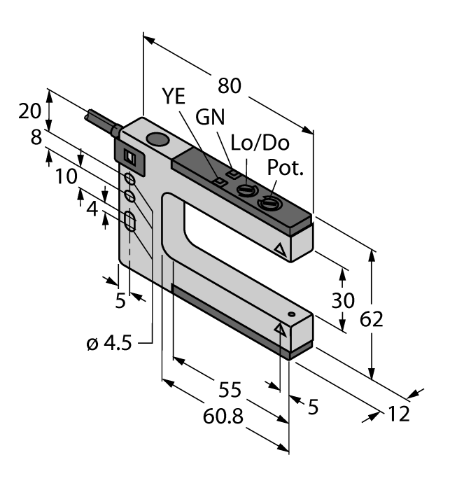 Turck Banner SLM30B6 Датчики оптические