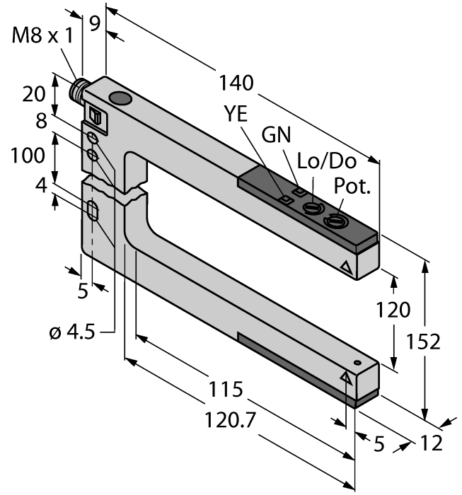 Turck Banner SLM120N6 Датчики магнитного поля (Холла)