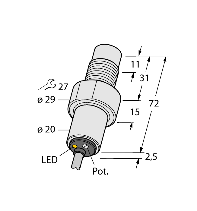 Turck BC5-S185 Датчики оптические