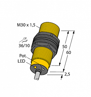 Датчик емкостной TURCK BC10-Q14 Датчики положения (расстояния)