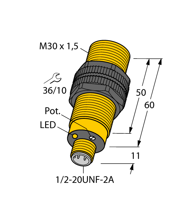 Датчик емкостной TURCK BC10-S30 Датчики положения (расстояния)