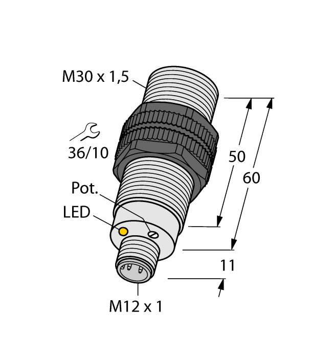 Turck BCC10-S30WD Датчики положения (расстояния)