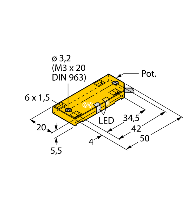 Turck BCE10-QF5.5 Датчики оптические