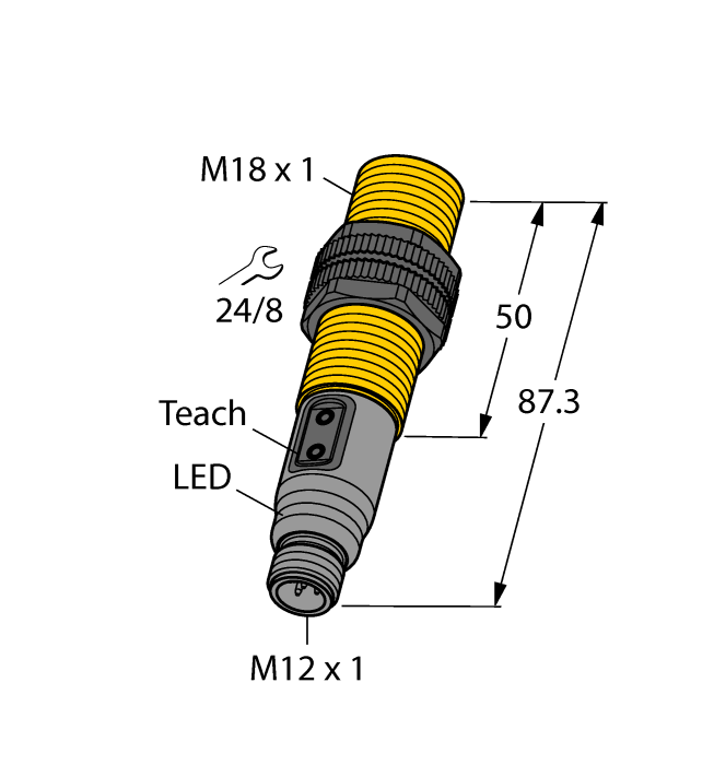 Датчик емкостной TURCK BCT5-S18 Датчики положения (расстояния)