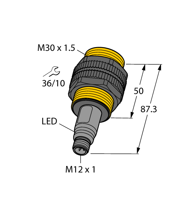 Датчик емкостной TURCK BCT10-S30 Датчики положения (расстояния)