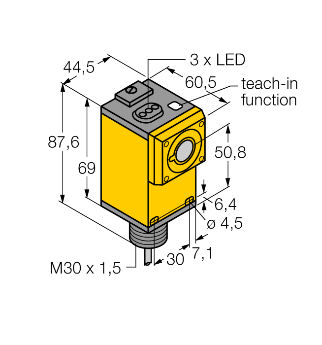 Turck Banner Q45UBB63DA Датчики магнитного поля (Холла)