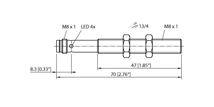 Turck RU10L-M08 Датчики оптические