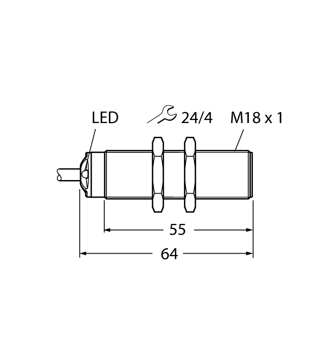 Turck RU50L-S18 Датчики оптические