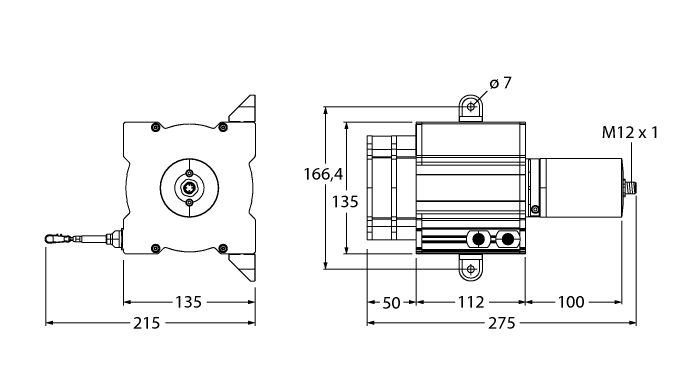 Turck DW8000-135 Датчики положения (расстояния)