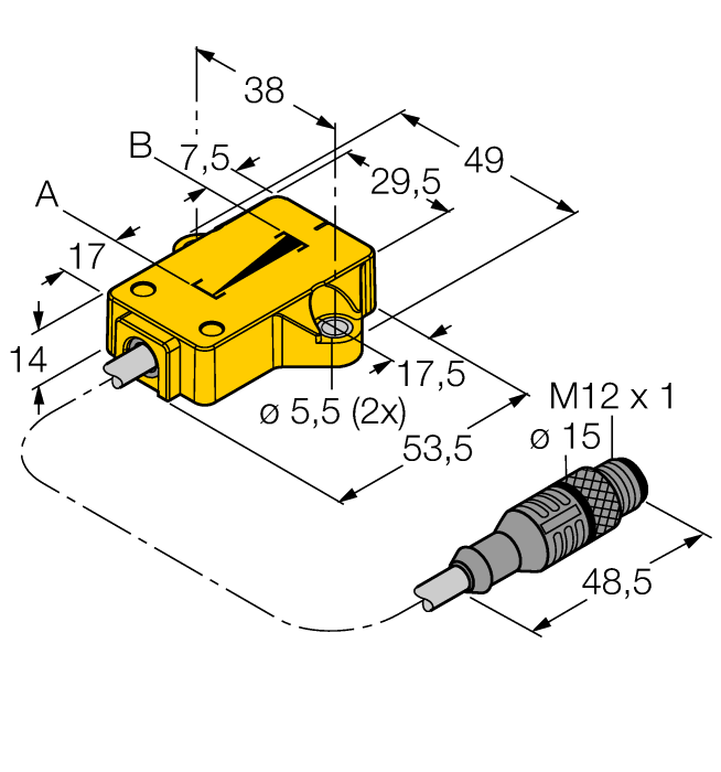 Turck LI25P1-QR14 Датчики положения (расстояния)