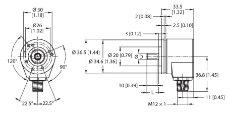 Turck REI-04Q6C Датчики положения (расстояния)