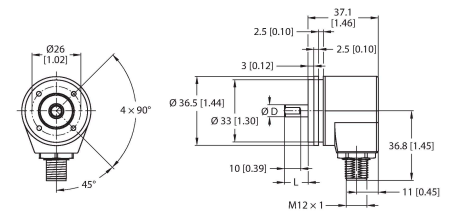 Turck REI-04Q6S Датчики положения (расстояния)