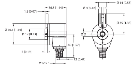 Энкодер инкрементальный-линейка Industrial TURCK REI-05I6T Датчики положения (расстояния)