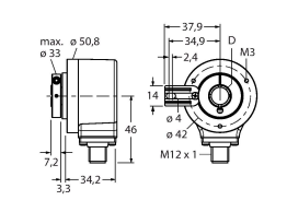 Turck REI-12HA4T Датчики положения (расстояния)