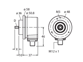 Turck REI-E-113T12C Датчики положения (расстояния)