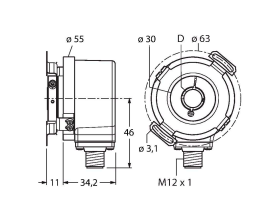 Turck REI-E-114I8T Датчики положения (расстояния)