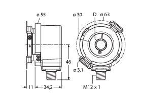 Turck REI-E-114I10T Датчики положения (расстояния)