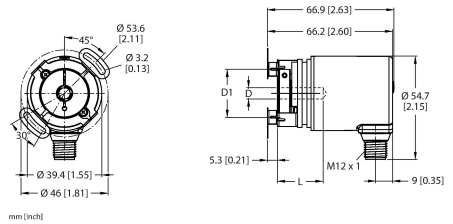 Turck REM-98B6E Датчики положения (расстояния)