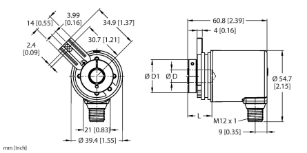 Turck REM-98B6T Датчики положения (расстояния)