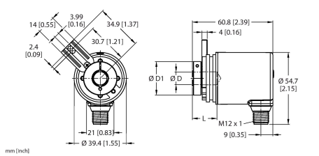 Turck REM-98B10T Датчики положения (расстояния)