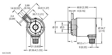 Turck REM-100B6T Датчики положения (расстояния)