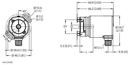 Turck REM-102BA0E Датчики положения (расстояния)