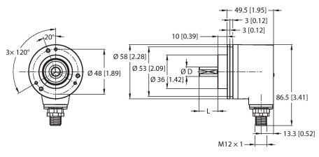 Turck REM-103SA1C Датчики положения (расстояния)