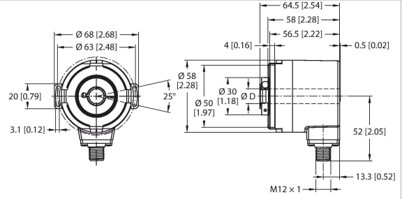 Turck REM-104HA1E Датчики положения (расстояния)