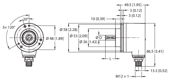 Turck REM-105SA0C Датчики положения (расстояния)