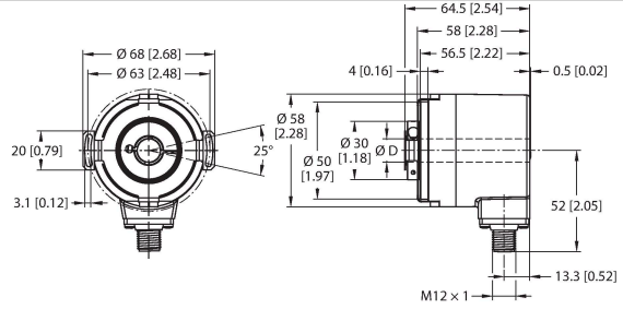 Turck REM-106B10E Датчики положения (расстояния)