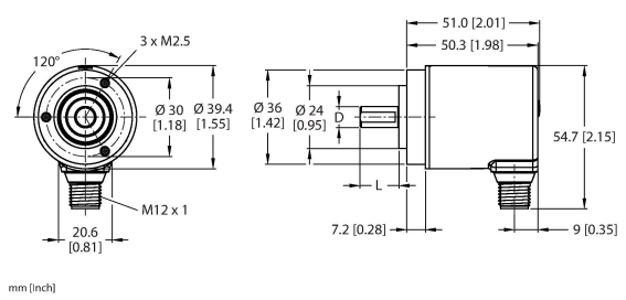 Turck REM-190S8S Датчики положения (расстояния)