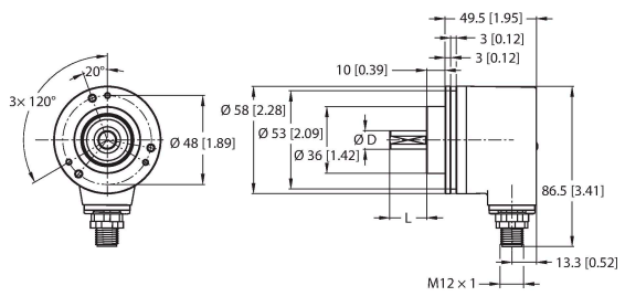 Turck RES-186S10S Датчики положения (расстояния)