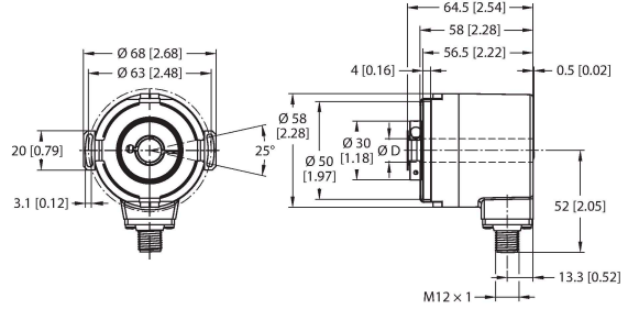 Turck RES-187H10T Датчики положения (расстояния)