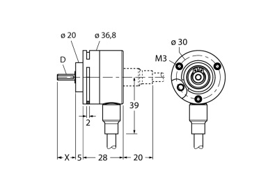 Turck RI-01Q5F3 Датчики положения (расстояния)