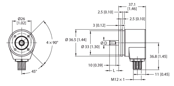 Turck RI-01QA0F1 Датчики положения (расстояния)