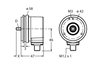 Turck RI-01T04F1 Датчики положения (расстояния)